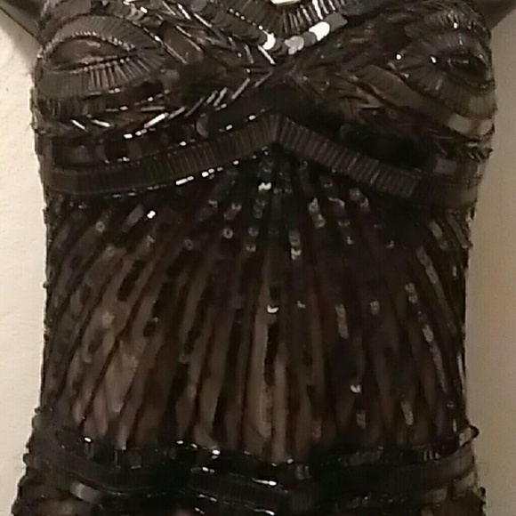 COPY - Sheer sequins mini with nude underlining - Picture 6 of 7